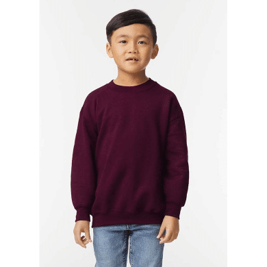 shape2you-gil18000b-gepersonaliseerde-kindersweater-eigen-tekst-en-ontwerp-maroon