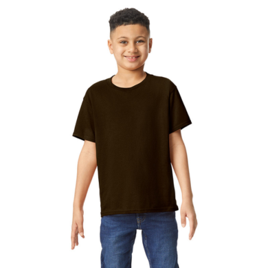 shape2you-gil5000b-kindershirt-met-korte-mouw-met-eigen-tekst-en-ontwerp-dark-chocolate