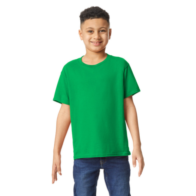 shape2you-gil5000b-kindershirt-met-korte-mouw-met-eigen-tekst-en-ontwerp-irish-green