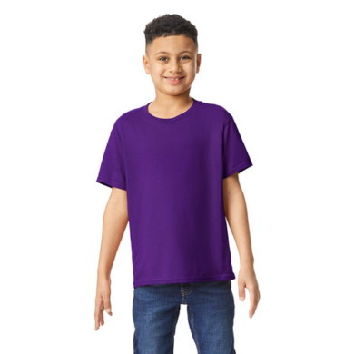shape2you-gil5000b-kindershirt-met-korte-mouw-met-eigen-tekst-en-ontwerp-purple