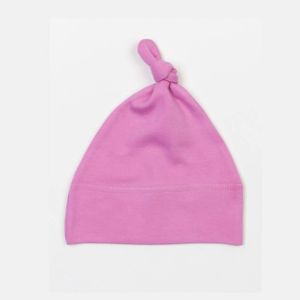 shape2you-babykleding-bedrukken-Babybugz-babymuts-met-één-knoop-roze