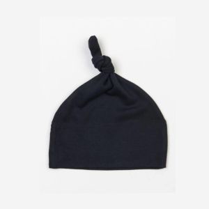 shape2you-babykleding-bedrukken-Babybugz-babymuts-met-één-knoop-zwart