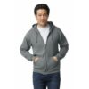 shape2you-hoodies-bedrukken-gildan-hoodie-full-zip-heavyblend-unisex-grijs
