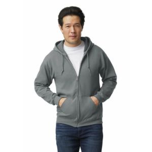 shape2you-hoodies-bedrukken-gildan-hoodie-full-zip-heavyblend-unisex-grijs