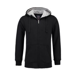 shape2you-lemon-soda-hoodie-met-rits-unisex-sweatvest-comfortabel-warm-zwart
