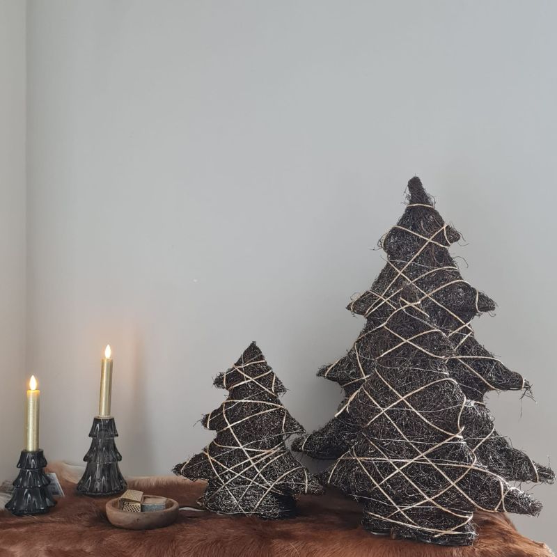 Countryfield LED kerstboom set van 3 variaties op batterij, sfeervolle kerstdecoratie