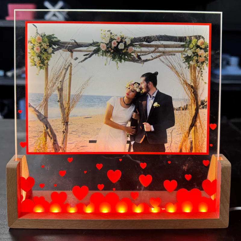 glasframe-love-met-eigen-foto-led-lichtstandaard glasframe-love-met-eigen-foto-led-lichtstandaard