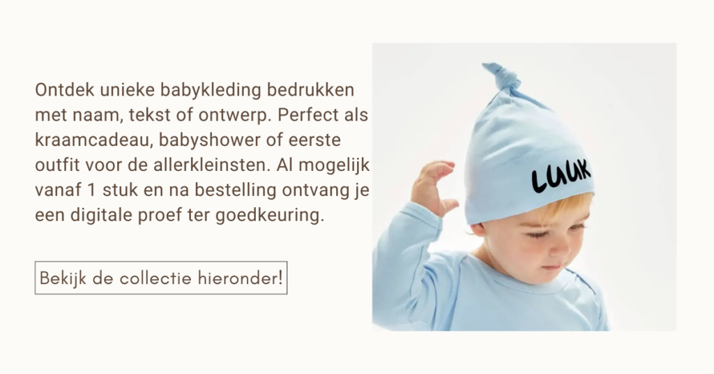 babykleding bedrukken